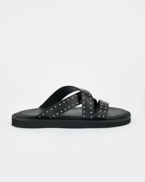 Capri Footbed Black / Gold
