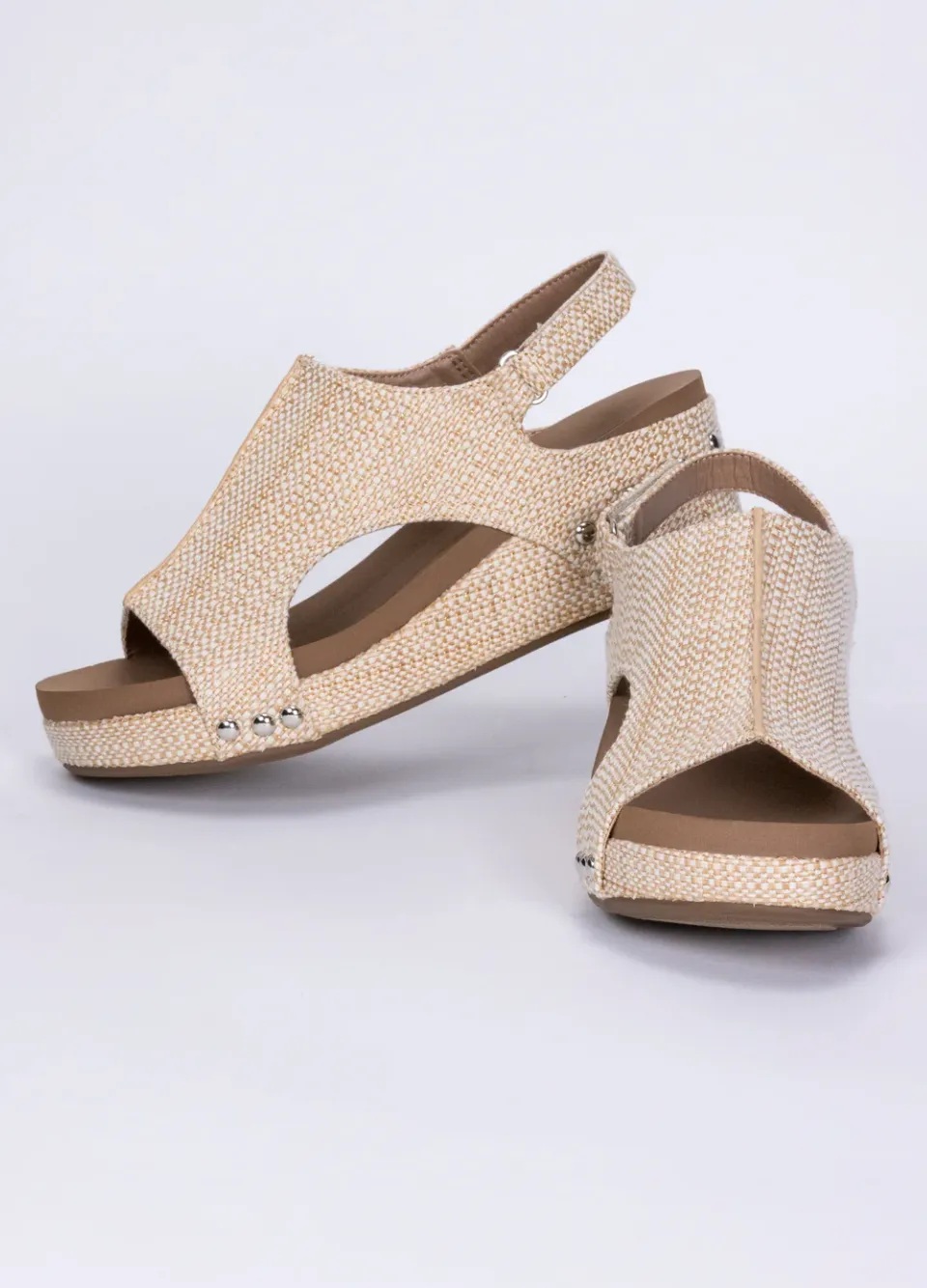 Corkys Volta II Wedge Raffia