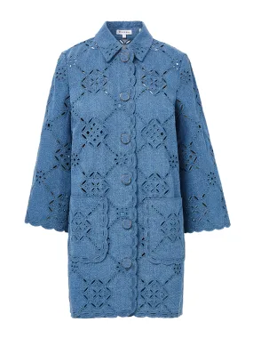 Erilyn eyelet shirtdress