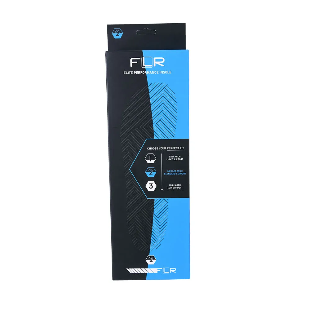 FLR Elite Footbed / Insole | Medium Arch - Blue