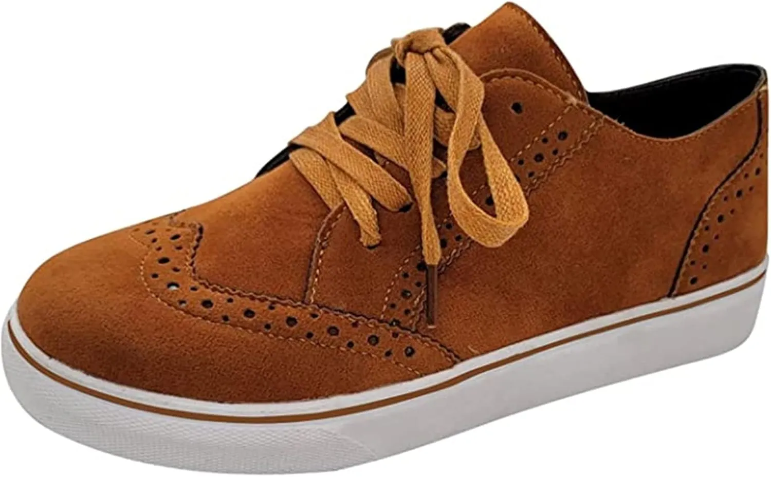 Lausiuoe Shoes for Women Sneakers Slip On Fashion Canvas Shoes Round Toe Non-Slip Casual Comfortable Walking Flat Loafers