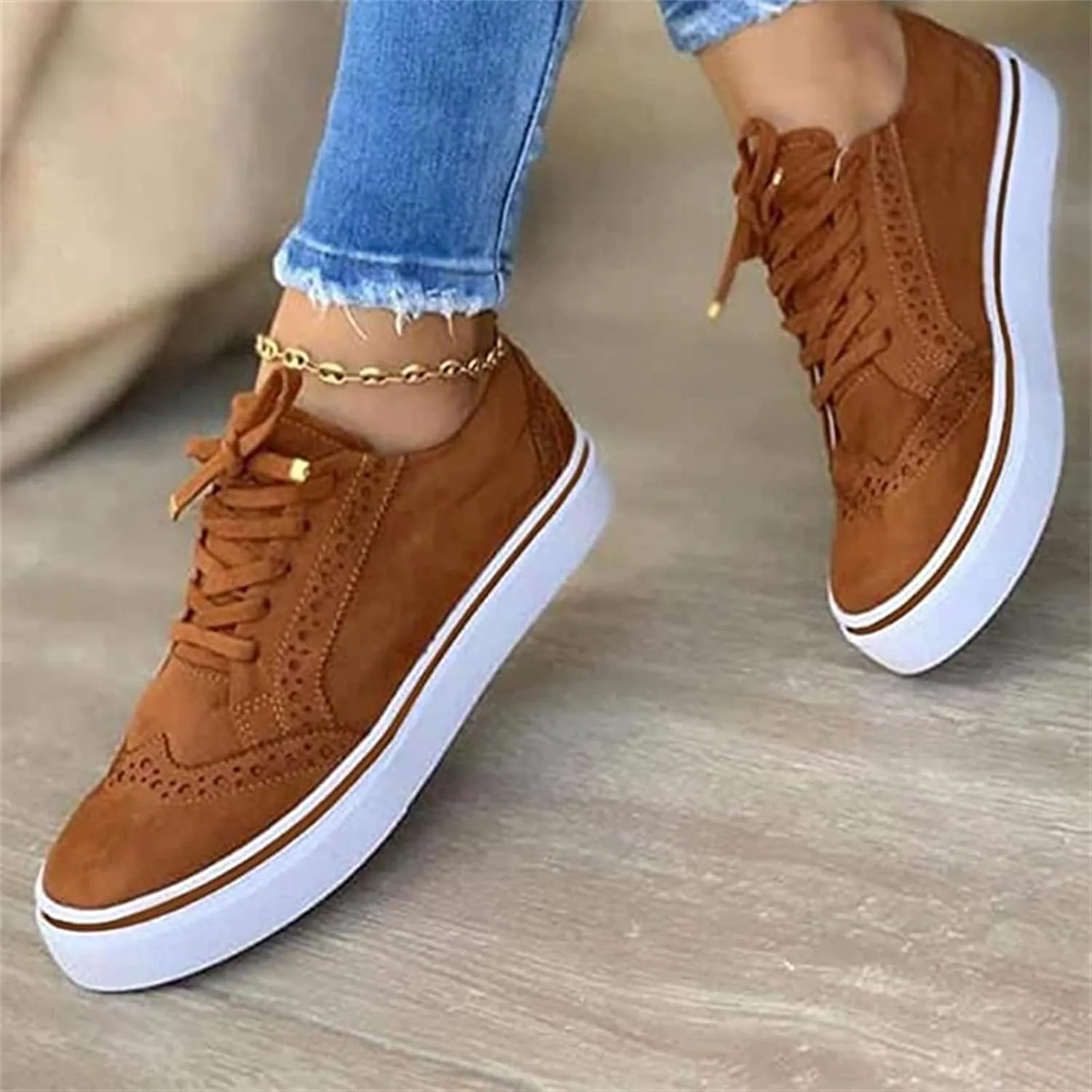 Lausiuoe Sneakers for Women Trendy 2024 Fashion Canvas Shoes Lightweight Casual Comfortable Slip On Walking Flat Loafers