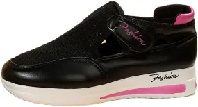 Lausiuoe Sneakers For Women Wide Width Slip On Fashion Canvas Loafers Casual Lightweight Comfort Flat Walking Shoes