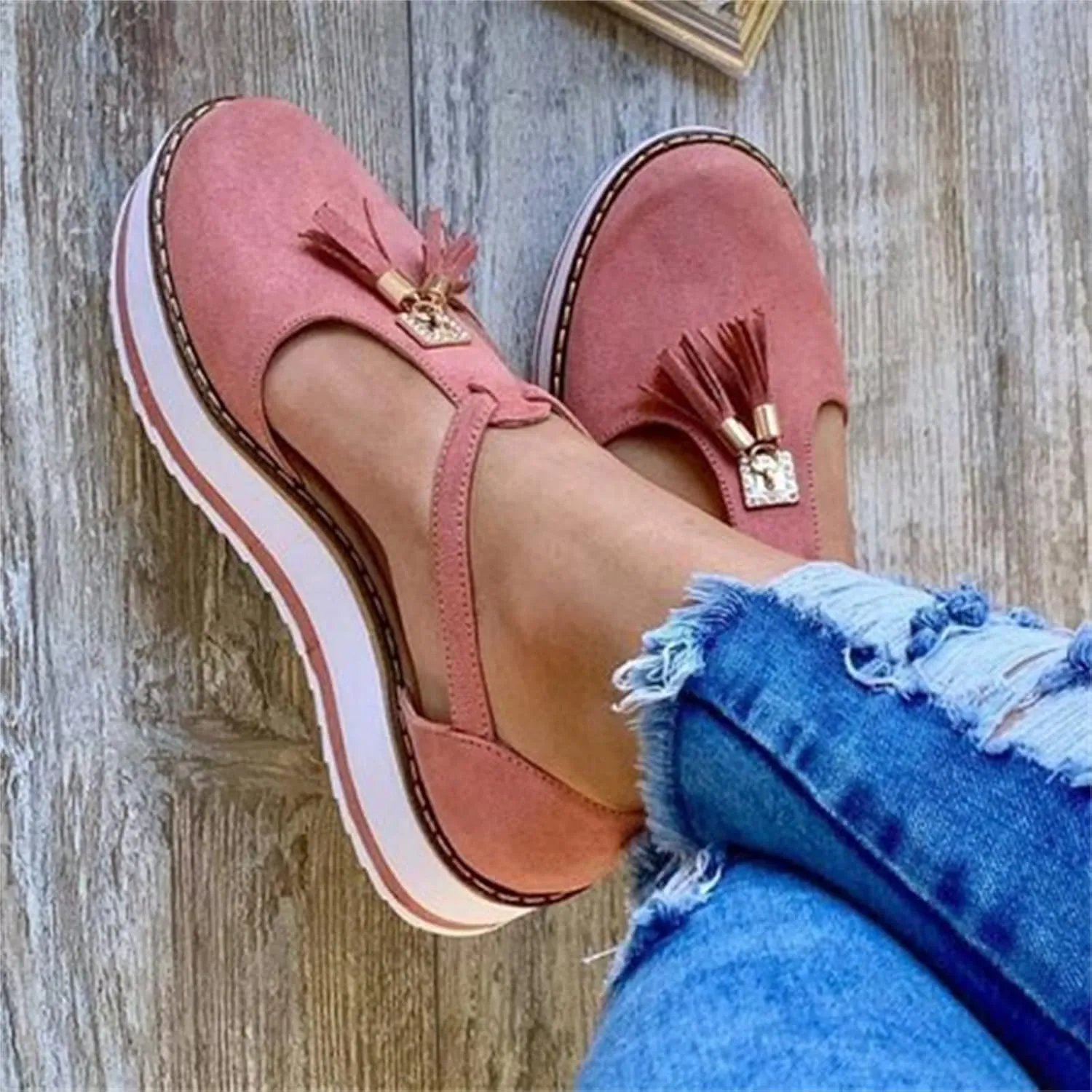 Lausiuoe Wedge Sandals For Women Wide Width Dressy Platform Flatform Sandals Casual Summer Strappy Beach Walking Shoes