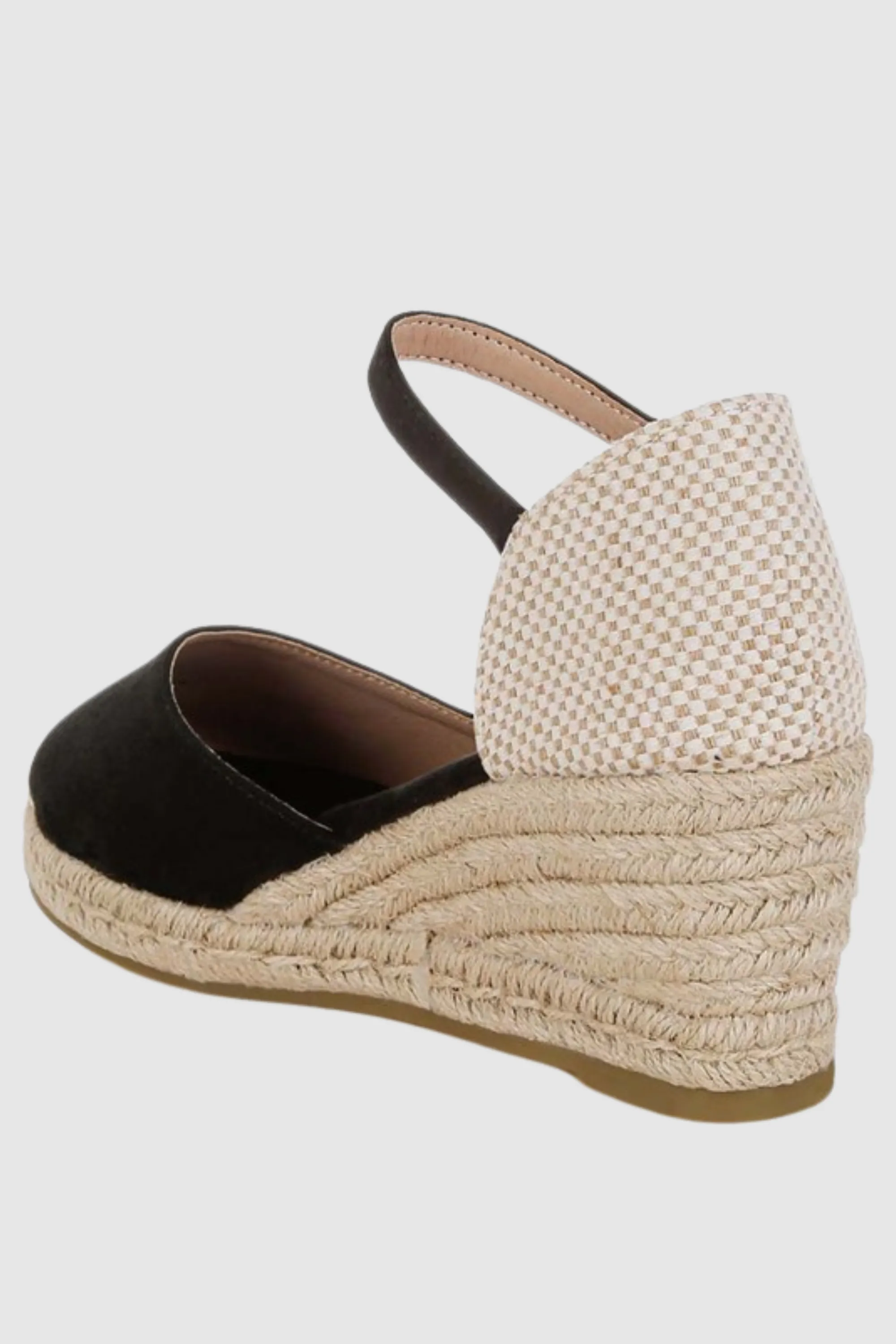 Microfiber Espadrilles Sandals