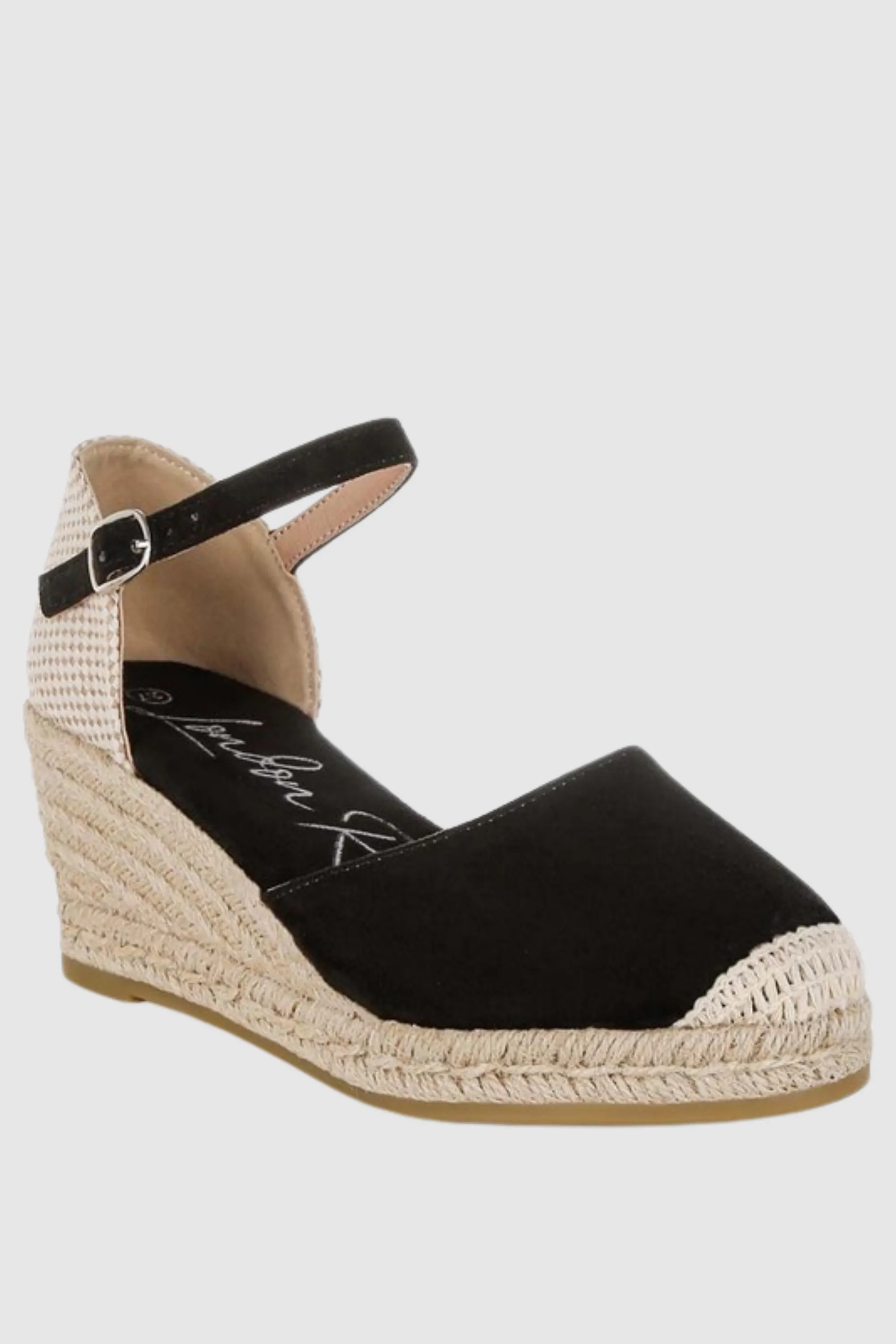 Microfiber Espadrilles Sandals