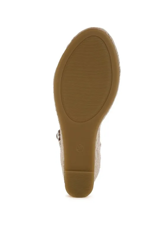 Microfiber Espadrilles Sandals