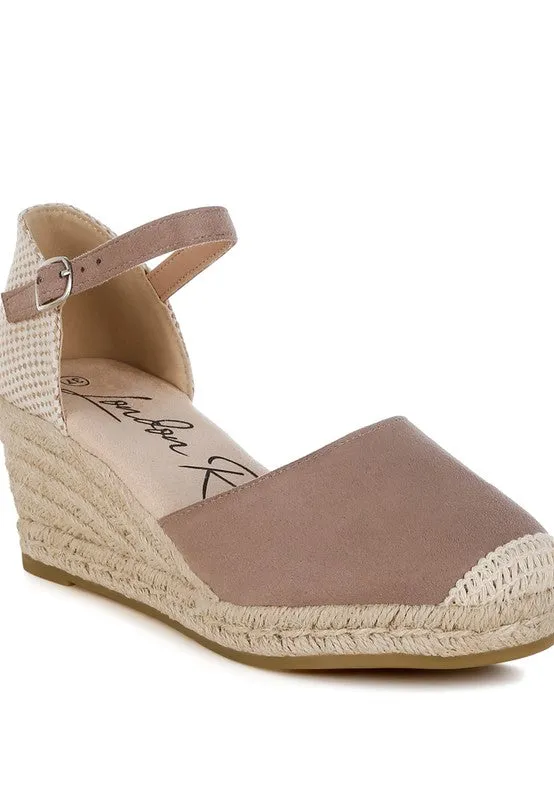 Microfiber Espadrilles Sandals