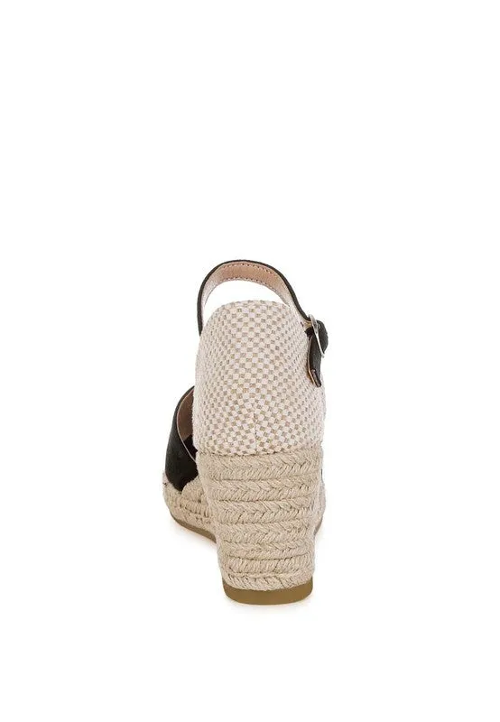 Microfiber Espadrilles Sandals