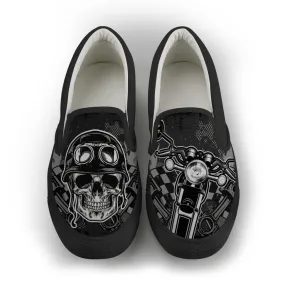 Motorcycle Rider  Slip Ons