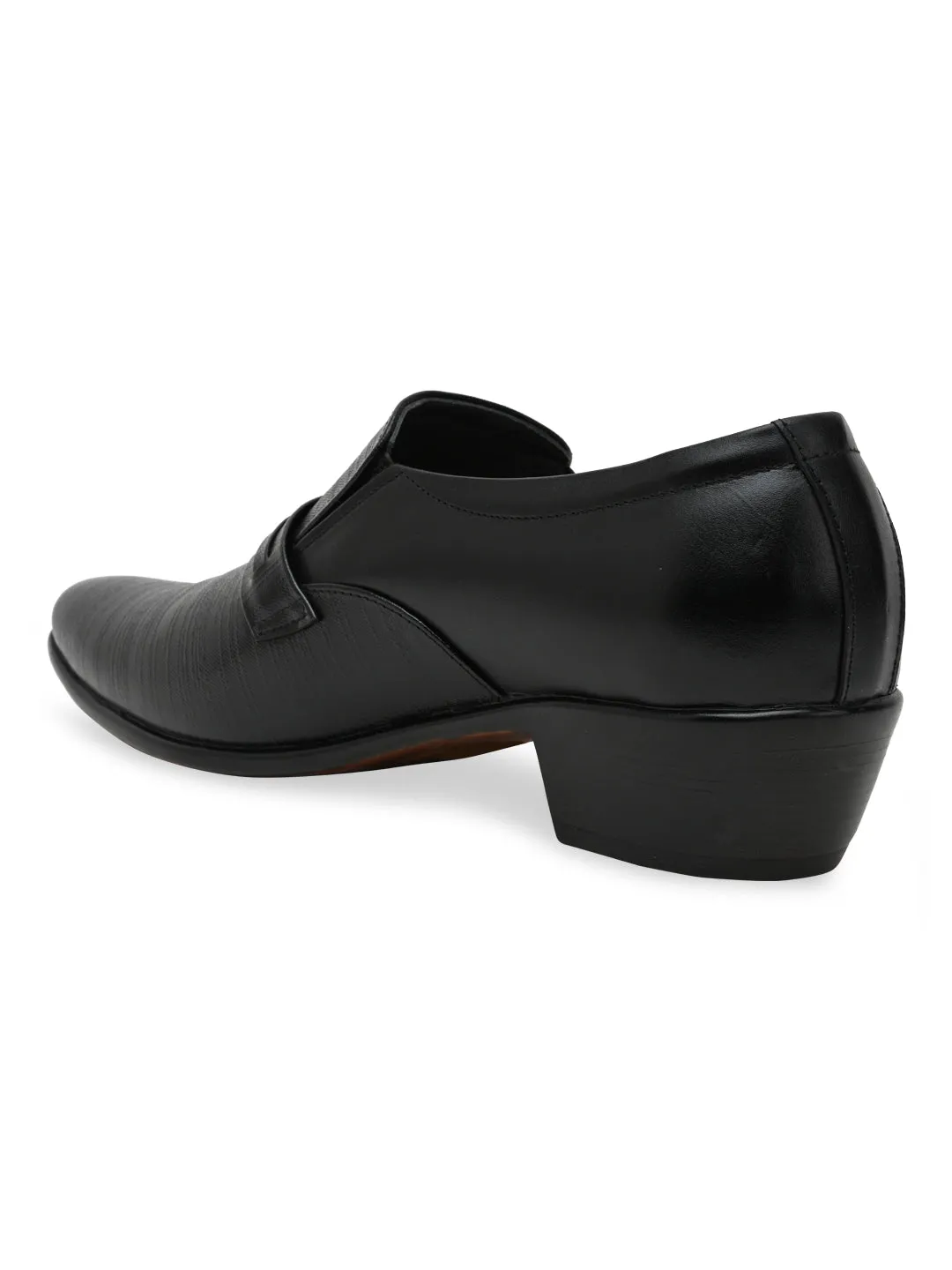Regal Men Textured Leather Formal Slip Ons