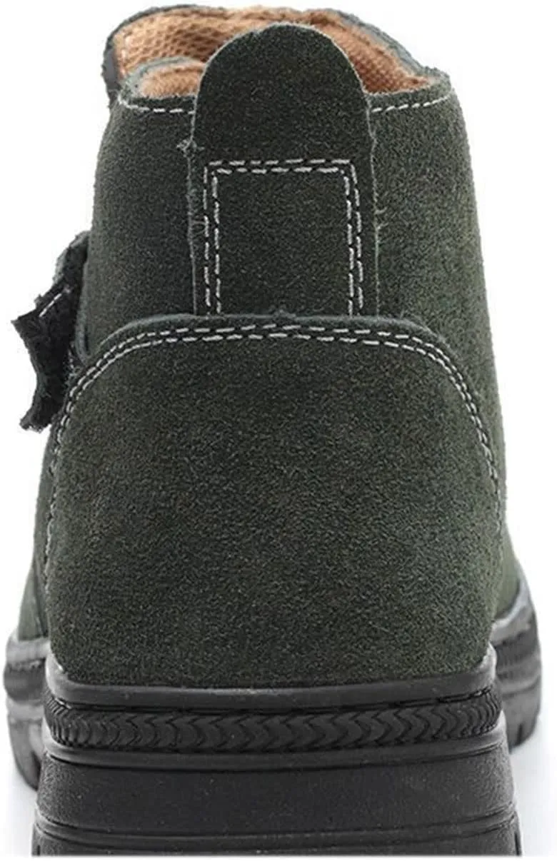 Safety Trainers Men Women Steel Toe Cap Trainers Lightweight Breathable Slip Resistant Work Trainers (Color : Green, Size : 6.5 US)