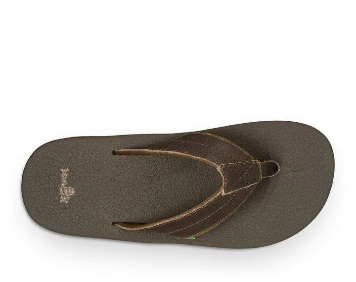 Sanuk Brumeister Primo Sandal-Dark Brown