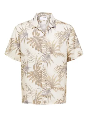 Selected Homme / Damen-Bluse / SLHRELAX-NOA-AOP SHIRT SS RESORT B