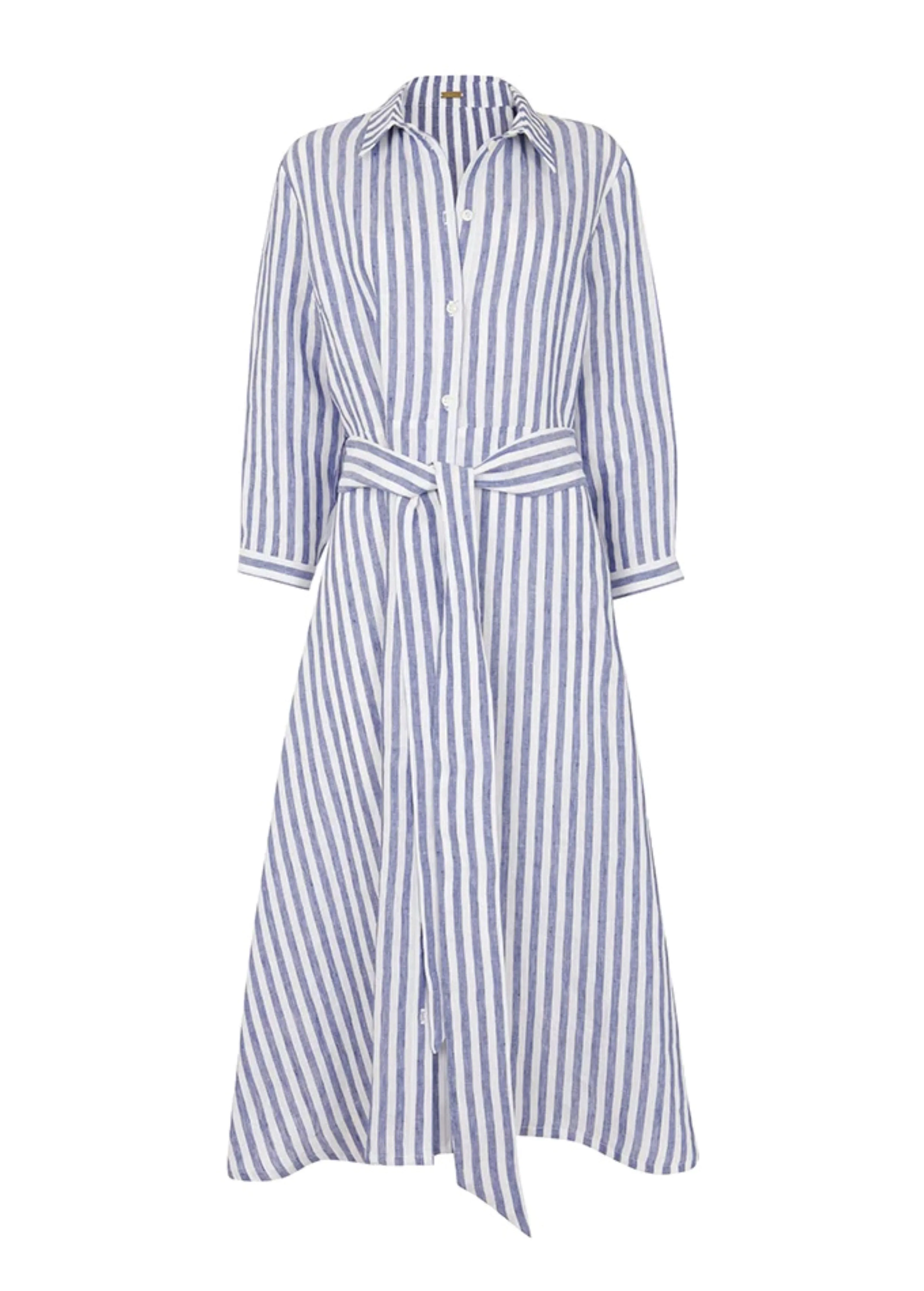 St Tropez Long Dress Striped