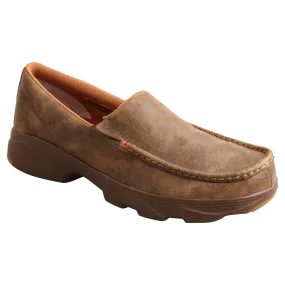 Twisted X Men's Bomber Brown Slip-On Crossover Moc Shoes MIE0001