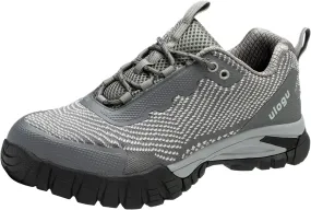ulogu Women's Waterproof Hiking Shoes Lightweight Non-Slip Comfy All Day Walking Work Sneakers 6-Month Warranty