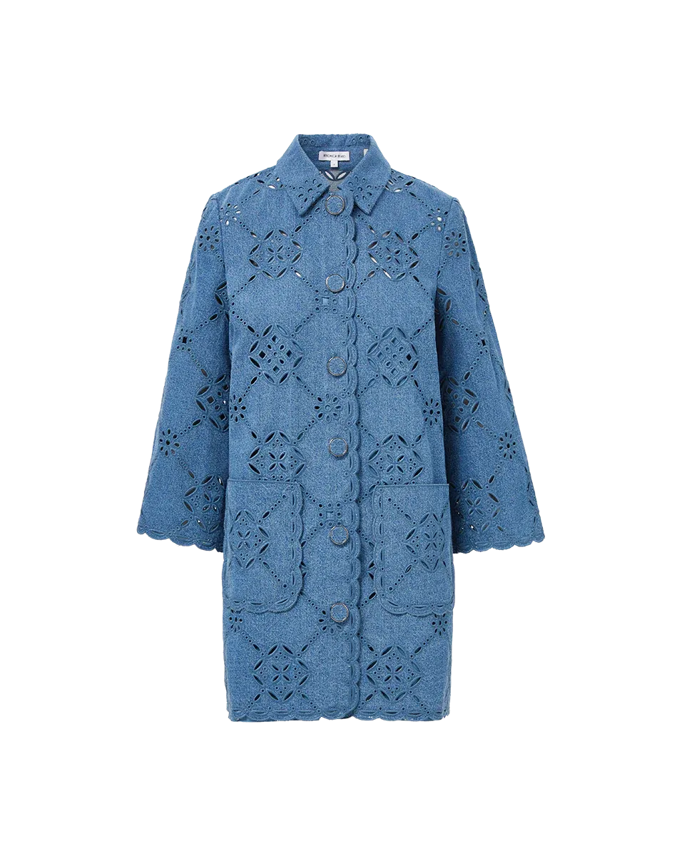 Veronica Beard | Erilyn Eyelet Shirtdress