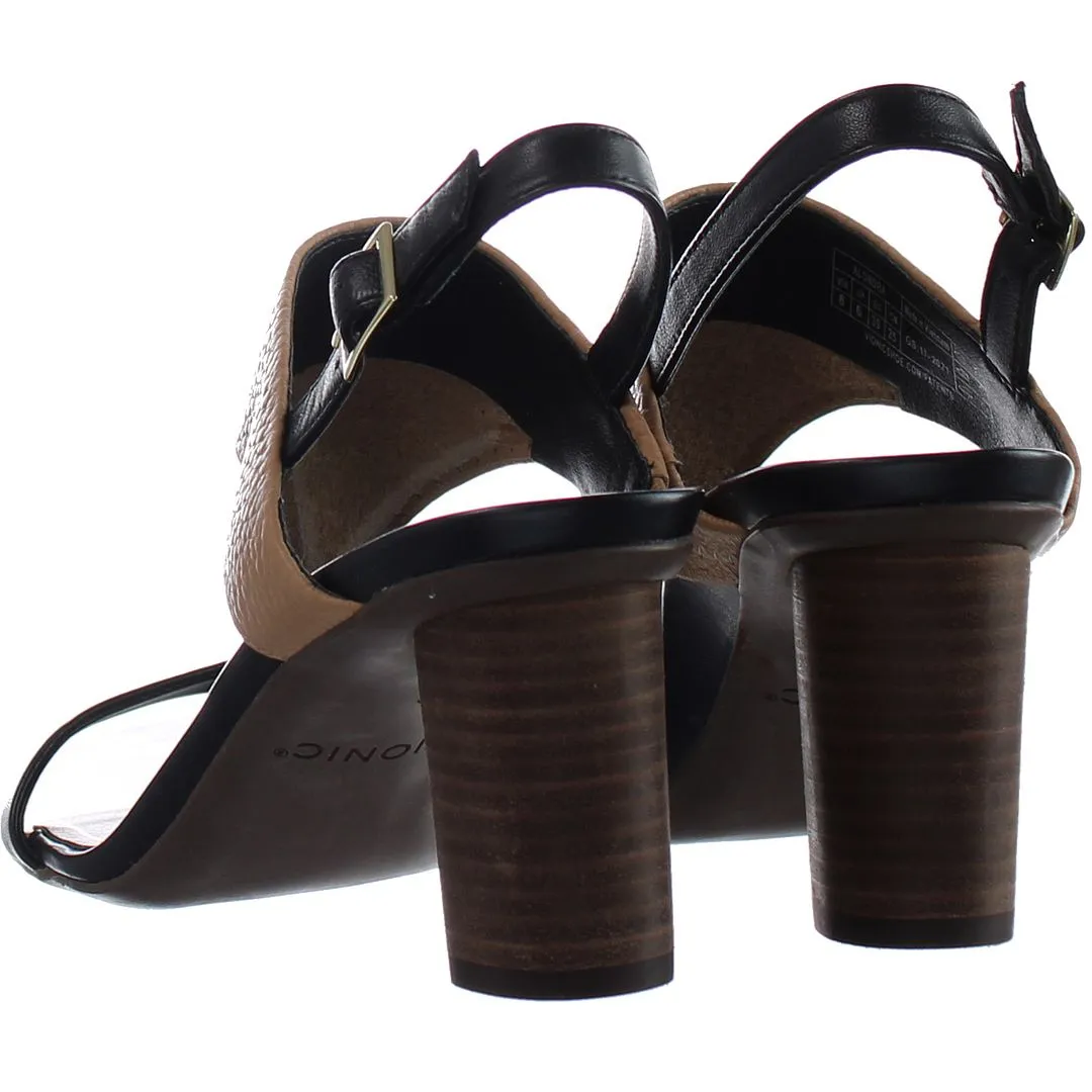 Vionic Alondra Womens Brown Sandal Heels