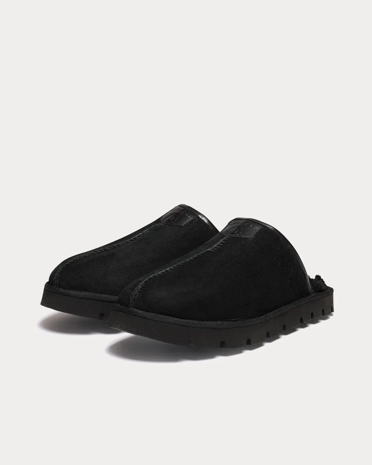 Wainwright Shearling Black Slip Ons