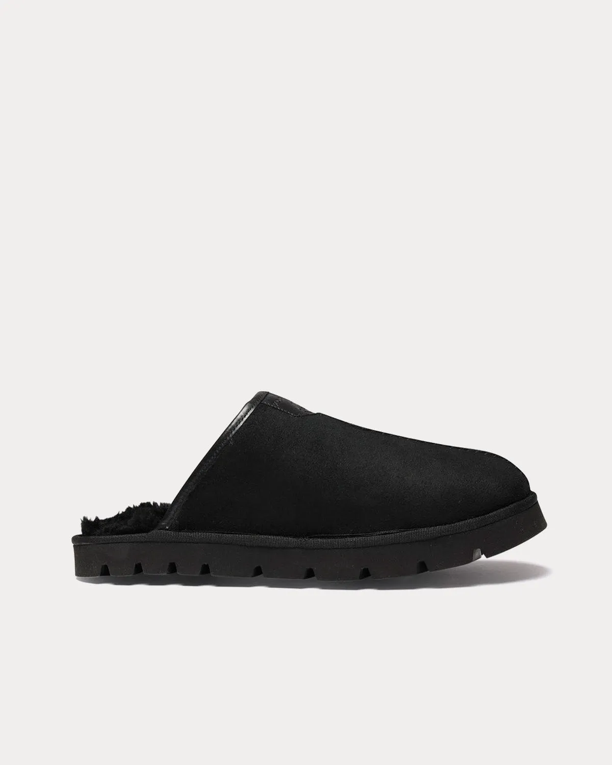 Wainwright Shearling Black Slip Ons