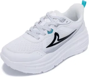 Women's Chunky Platform Sneakers LYNSS 1.0 Lightweight Walking Lace-up Memory Foam Comfortable Casual Sneakers