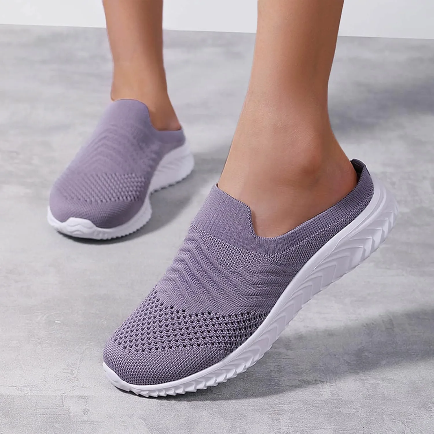 Women's Orthopedic Clogs with Air Cushion Support to Reduce Back and Knee Pressure Mesh Shoes Slip-On Slippers